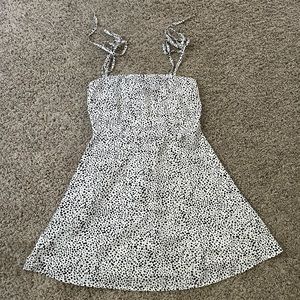 dalmation print dress
